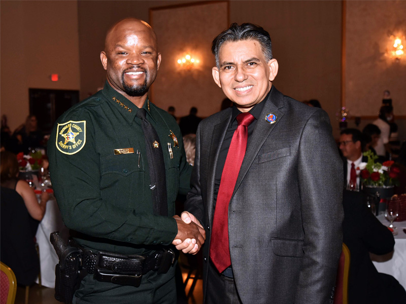 Sheriff Gregory Tony and Eddie Fontes - Fastech founder
